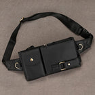 Riñonera de Cuero para Hombre - Bolso de Piel de Vestir Premium