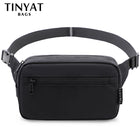 Riñonera Deportiva Impermeable Negra - Bolsa de Cintura para Teléfono y Cartera