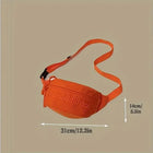 Riñonera Deportiva Mujer: Bolsa de Pecho Grande, Moda Coreana, Forma de Media Luna