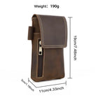 Riñonera Deportiva Vintage para Hombre - Bolso de Cintura Pequeño y Funcional