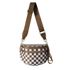 Riñonera de Cintura para Mujer - Bolso Bandolera de Nylon Negro Casual