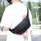 Riñonera Deportiva Antirrobo Impermeable para Hombre - Bolsa de Cintura Ajustable