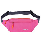 Riñonera de Viaje para Hombre y Mujer - Bolsa Cintura con 3 Bolsillos, Lona Resistente y Cómoda