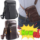 Riñonera Deportiva para Hombre - Bolsa de Cintura Multifuncional con Compartimento para Móvil