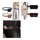 Riñonera Deportiva Elegante de Cuero para Mujer - Bolso de Hombro, Cintura y Clutch
