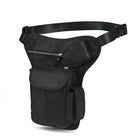 Riñonera Deportiva de Cuero Encerado Vintage para Hombre - Bolsa de Cintura Multifuncional