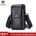 Riñonera de Cuero para Hombre - Bolso de Piel de Vestir Mini y Elegante