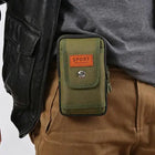 Riñonera Deportiva de Lona para Hombre - Vertical y Horizontal, Gran Capacidad