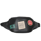 Riñonera de Cuero para Hombre - Bolso Bandolera Cruzado con Patrón de Insignia