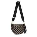 Riñonera de Cintura para Mujer - Bolso Bandolera de Nylon Negro Casual
