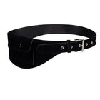 Riñonera Deportiva Mujer - Bolso Cintura Cuero Sintético Gamuza