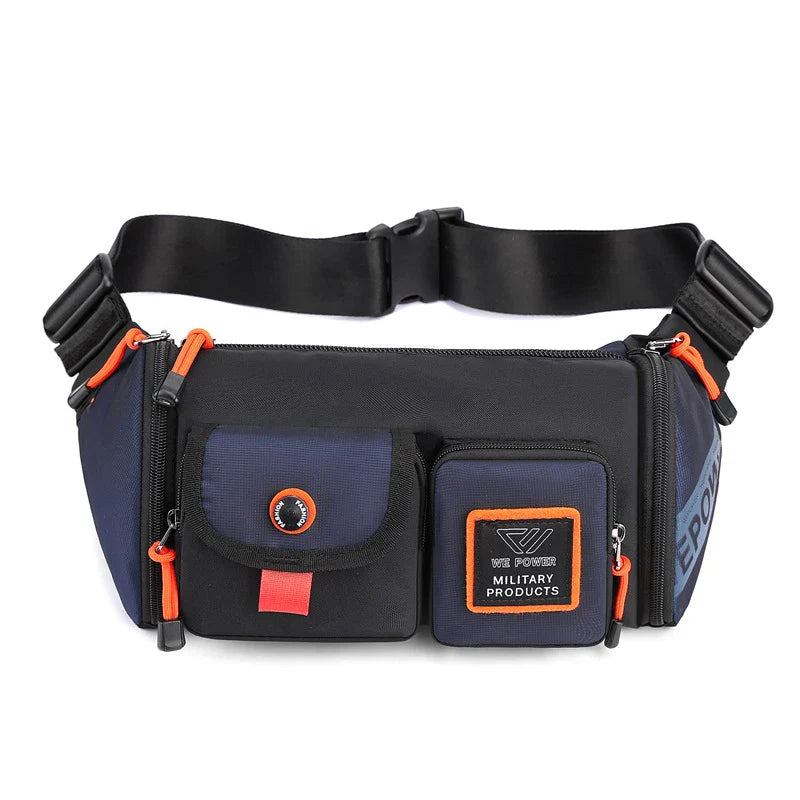 Riñonera de Cintura para Hombre - de Nylon Bolso Bandolera Casual