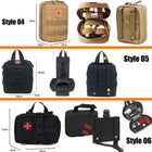 Riñonera Deportiva Multifuncional para Enfermera - Bolsa de Cintura para Caza, Camping y Emergencias con Botiquín Médico