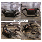 Riñonera de Cuero para Hombre - Bolso de Piel de Vestir Premium