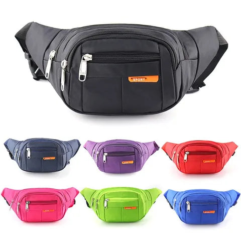 Riñonera Deportiva Unisex para Viajes - Bolsa de Pecho y Cintura