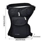 Riñonera de Pierna para Moto y Motoristas - Bolso Lateral Ajustable