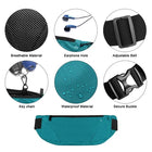 Riñonera Deportiva Impermeable Brillante para Correr