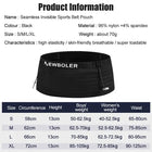 Riñonera Deportiva de Nylon Negra - NEWBOLER