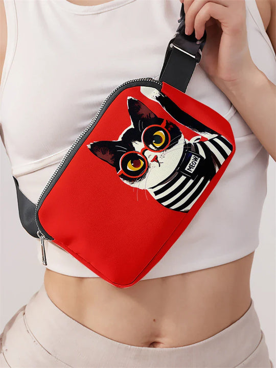 Riñonera Deportiva Unisex para Running - Color Rojo
