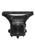 Riñonera Deportiva Táctica de Cuero - Estilo Gótico, Multiusos