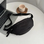 Riñonera de Cintura para Mujer - Bolso Bandolera Grande de Nylon