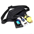 Riñonera Deportiva de Nylon en Forma de Banana - Bolsa Sling Multibolsillos