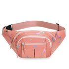 Riñonera Deportiva de Nylon para Mujer - Bolsa de Cadera para Moto, Viaje y Riding