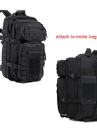 Riñonera Deportiva Táctica 1000D Oxford - Negra