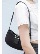 Riñonera Mujer Vintage Marrón - Bolso Bandolera Casual de Cintura