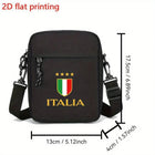 Riñonera de Cintura para Hombre - Bolso Bandolera Casual Color Negro
