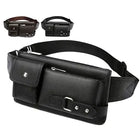 Riñonera Deportiva Hombre - Bolso Pecho Viaje Cuero Grande
