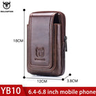 Riñonera Táctica de Cuero para Hombre - Bolsa de Cintura Militar con Sistema MOLLE