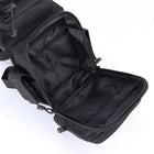 Riñonera Deportiva Táctica de Nailon Negro - Multifuncional para Actividades al Aire Libre