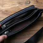 Riñonera de Cuero para Hombre - Bolso de Piel de Vestir Premium