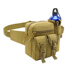 Riñonera Táctica para Hombre - Bolsa de Cintura Militar para Camping, Senderismo y Deportes al Aire Libre
