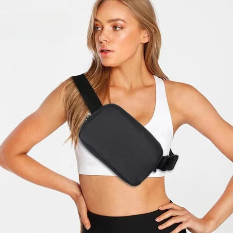 Riñonera Deportiva Impermeable Multifuncional con Correa Diagonal para Correr y Fitness