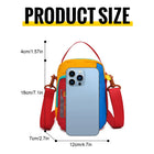 Riñonera de Viaje para Mujer - Bolso Bandolera Ligero Impermeable de Gran Capacidad