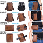 Riñonera de Cuero para Hombre - Bolso de Piel de Vestir Elegante