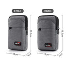 Riñonera Deportiva Impermeable Bonytain - Bolsa de Cintura para Hombre y Mujer