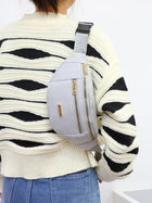 Riñonera Deportiva Impermeable Grande para Senderismo y Running - Bolsa de Cintura de Nailon