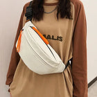 Riñonera Deportiva Unisex - Bolsa de Cintura Estilo Hip-Hop, Nylon Resistente y Espaciosa