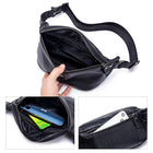 Riñonera Deportiva de Cuero Genuino - Bolsa Cruzada para Hombre, Ideal para Entrenamiento, Viajes y Aventuras