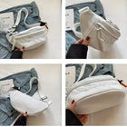Riñonera Deportiva Mujer: Bolsa Pecho, Cintura y Hombro, Lona, Gran Capacidad