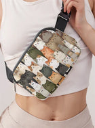 Riñonera Deportiva Ajustable Cat Family - Bolsa de Cintura para Correr
