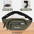 Riñonera Deportiva Impermeable de Nailon - Gran Capacidad para Teléfono