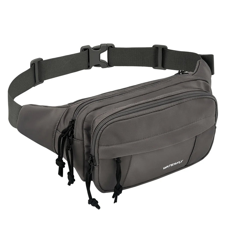 Riñonera Grande 7 Bolsillos - Bolso de Cintura y Pecho Unisex