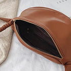 Riñonera Deportiva de Cuero Suave - Bolso Bandolera para Teléfono