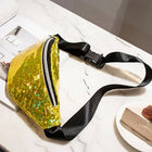Riñonera Grande Unisex de Nylon - Bolso Bandolera Casual Espacioso