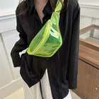 Riñonera Deportiva Impermeable Unisex - Bolsa de Cintura Transparente y Colorida