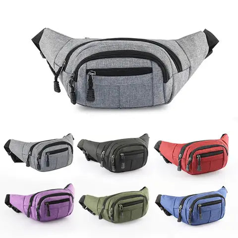 Riñonera Deportiva Impermeable Unisex - Bolsa de Cintura Moderna